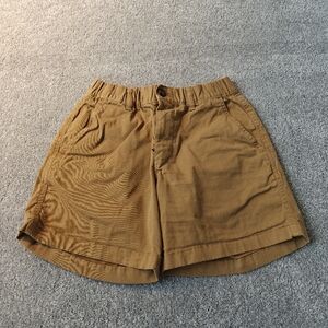 Bearbottom 5.5" inseam stretch shorts size small in camel color